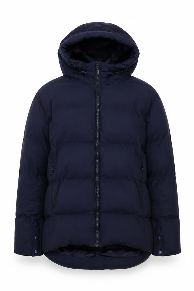 Womens UK Size 10 Missguided Blue Puffer Jacket