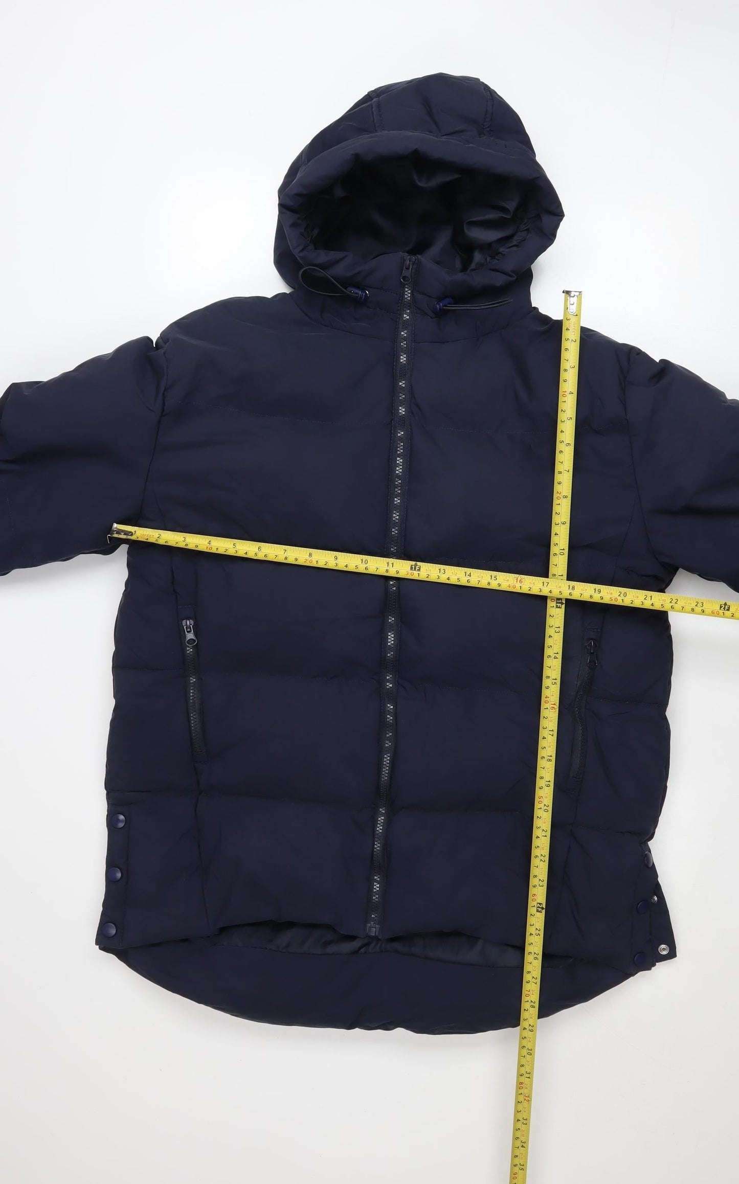 Womens UK Size 10 Missguided Blue Puffer Jacket