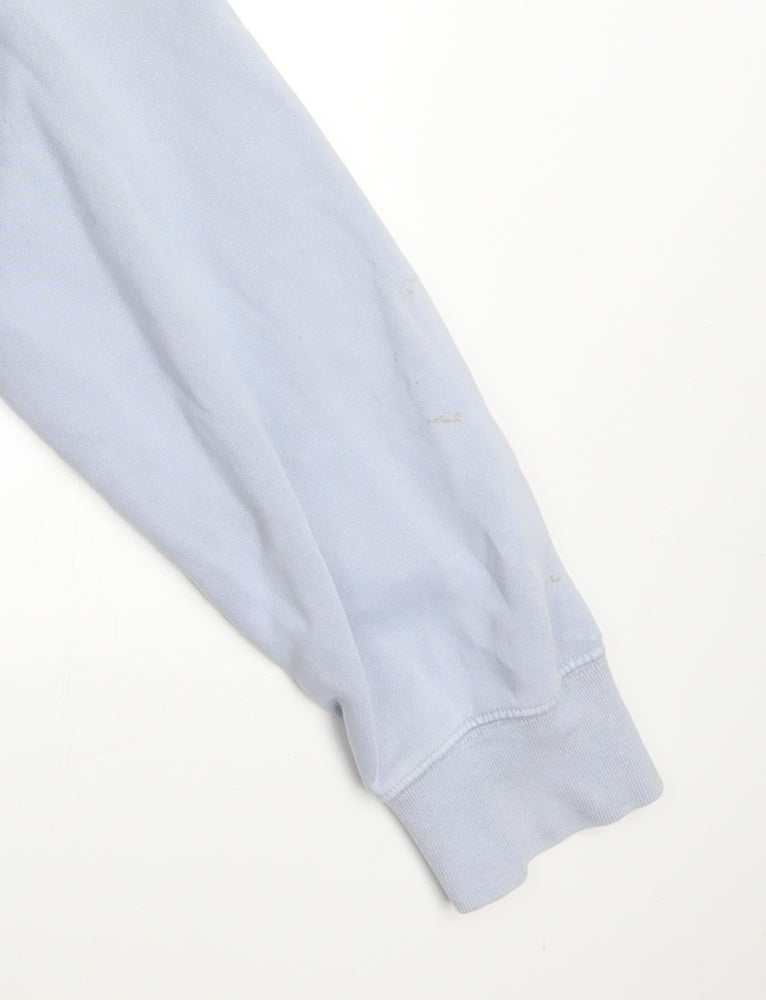 Mens UK Size L Nike Blue Full Zip Hoodie