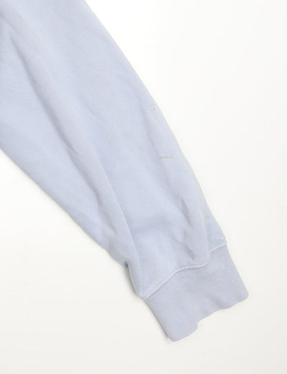 Mens UK Size L Nike Blue Full Zip Hoodie