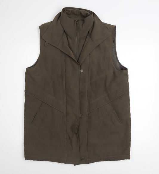 Mens UK Size L d.e.c.k. by Decollage Brown Bodywarmer