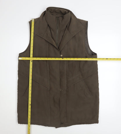 Mens UK Size L d.e.c.k. by Decollage Brown Bodywarmer