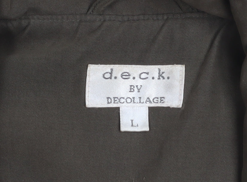 Mens UK Size L d.e.c.k. by Decollage Brown Bodywarmer