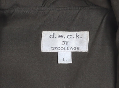 Mens UK Size L d.e.c.k. by Decollage Brown Bodywarmer