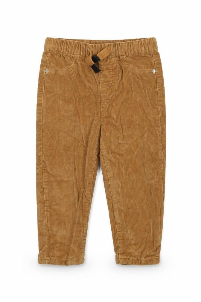 Boys UK Size 2-3 Years Fox & Bunny by Sinsay Regular Fit Chino Brown Trousers