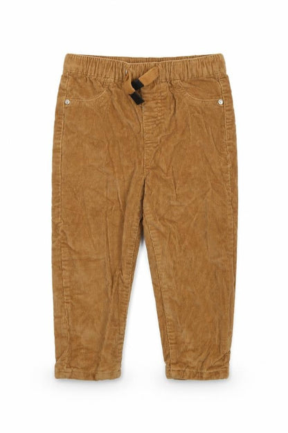 Boys UK Size 2-3 Years Fox & Bunny by Sinsay Regular Fit Chino Brown Trousers