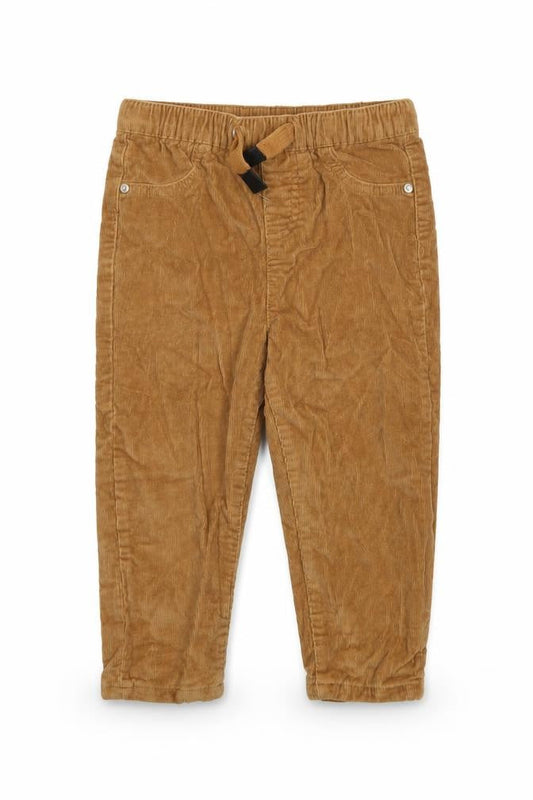 Boys UK Size 2-3 Years Fox & Bunny by Sinsay Regular Fit Chino Brown Trousers