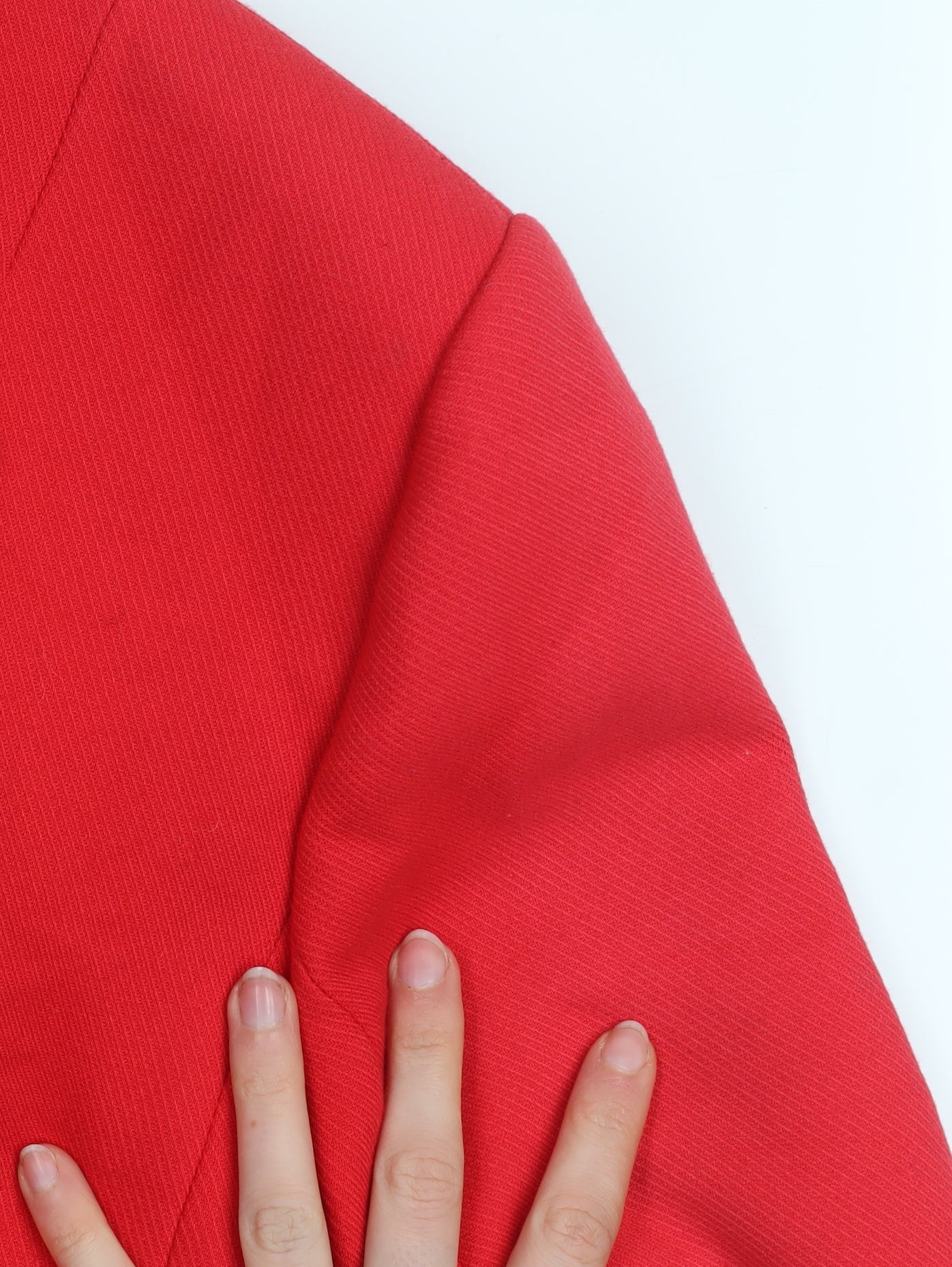 Womens UK Size 16 Mango Red Pea Coat