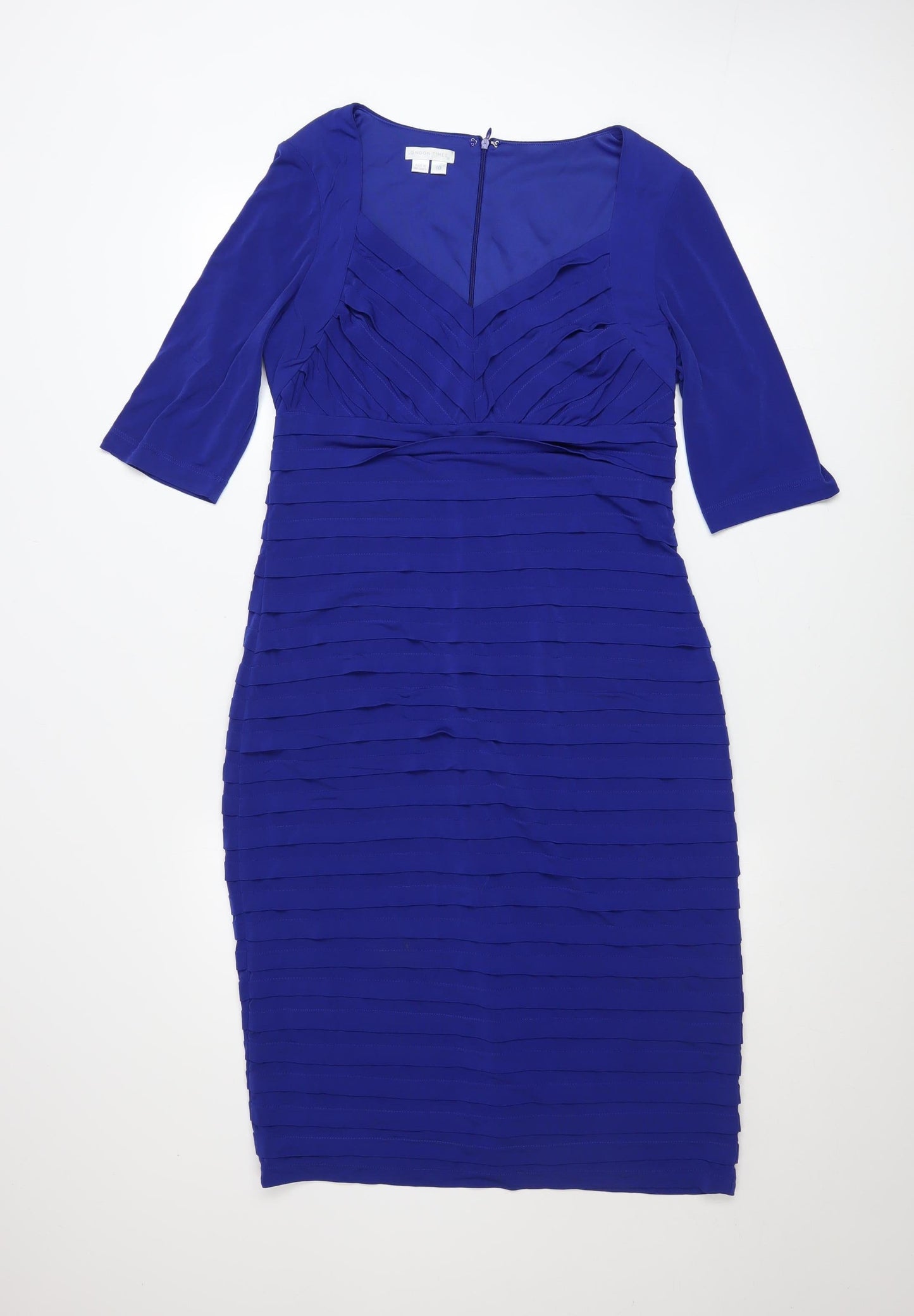 Womens UK Size 10 London Times Sheath Dress