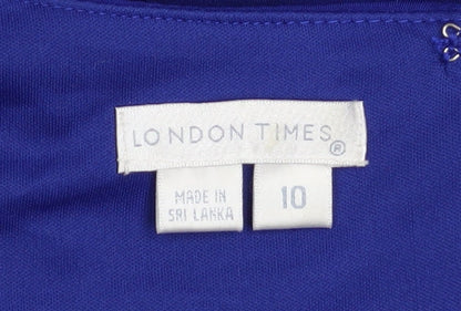 Womens UK Size 10 London Times Sheath Dress