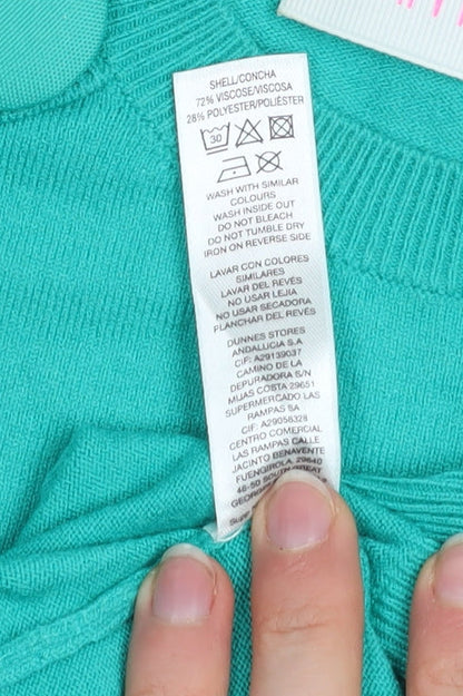Womens UK Size 10 Savida Green Pullover Jumper