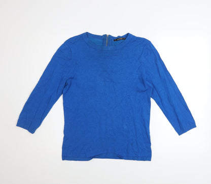 Womens UK Size S Dunnes Blue Pullover Jumper