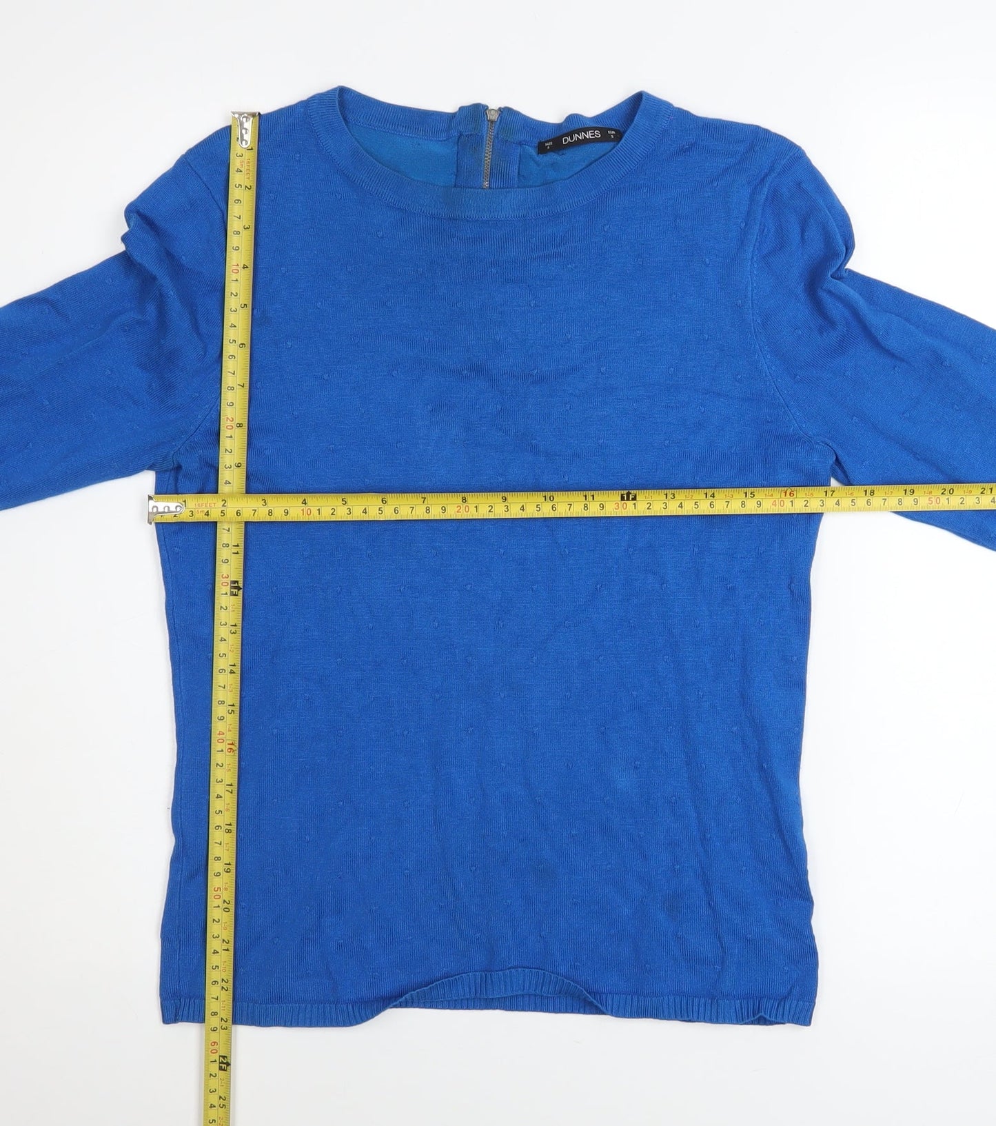 Womens UK Size S Dunnes Blue Pullover Jumper