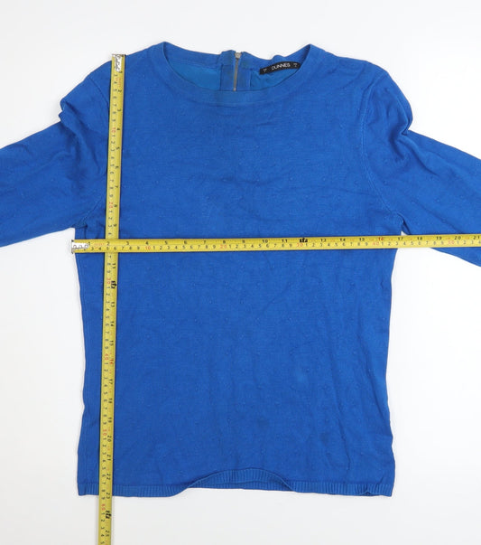 Womens UK Size S Dunnes Blue Pullover Jumper