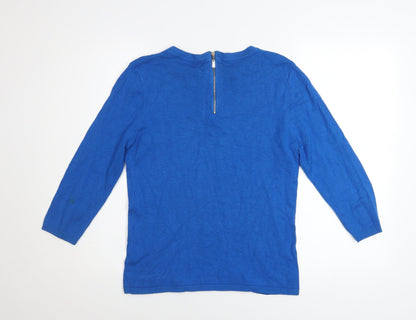 Womens UK Size S Dunnes Blue Pullover Jumper
