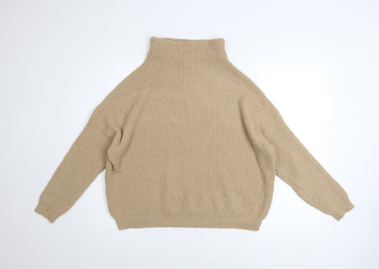 Womens UK Size 10 Dorothy Perkins Beige Pullover Jumper