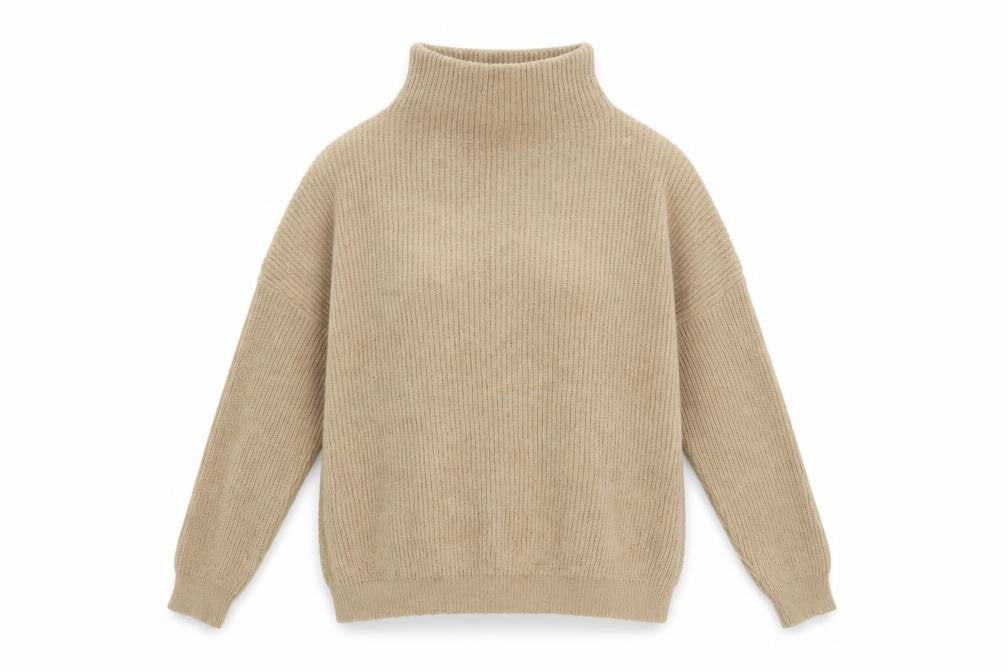 Womens UK Size 10 Dorothy Perkins Beige Pullover Jumper