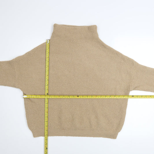 Womens UK Size 10 Dorothy Perkins Beige Pullover Jumper