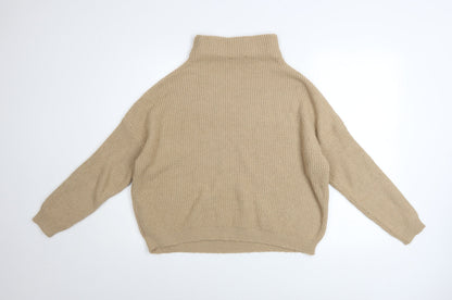 Womens UK Size 10 Dorothy Perkins Beige Pullover Jumper