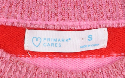 Womens UK Size S Primark Multicoloured Pullover Jumper