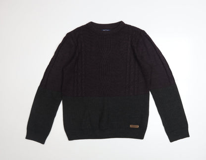 Mens UK Size M Threadbare Multicoloured Pullover Jumper