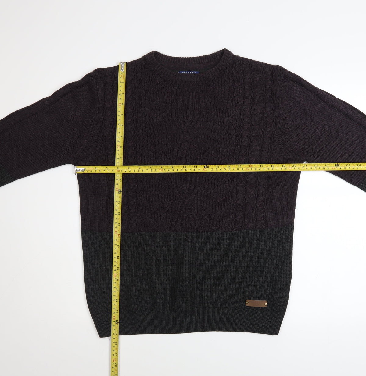 Mens UK Size M Threadbare Multicoloured Pullover Jumper