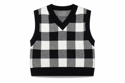 Womens UK Size 12 H&M Black Vest Jumper