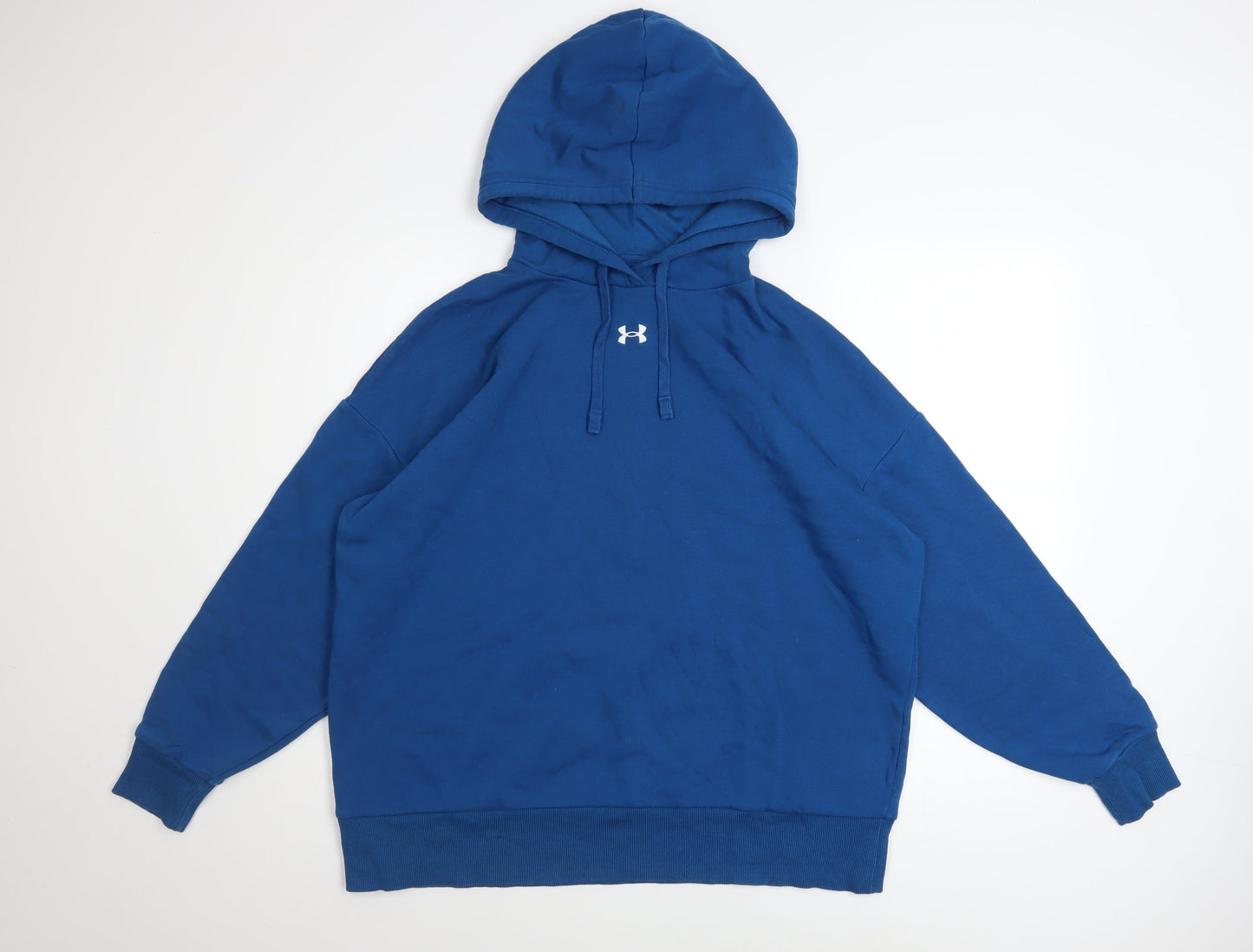 Mens UK Size S Under armour Blue Pullover Hoodie