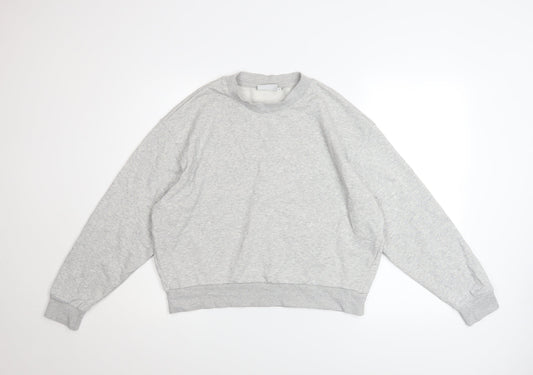 Womens UK Size XS Weekday Grey Pullover Sweatshirt