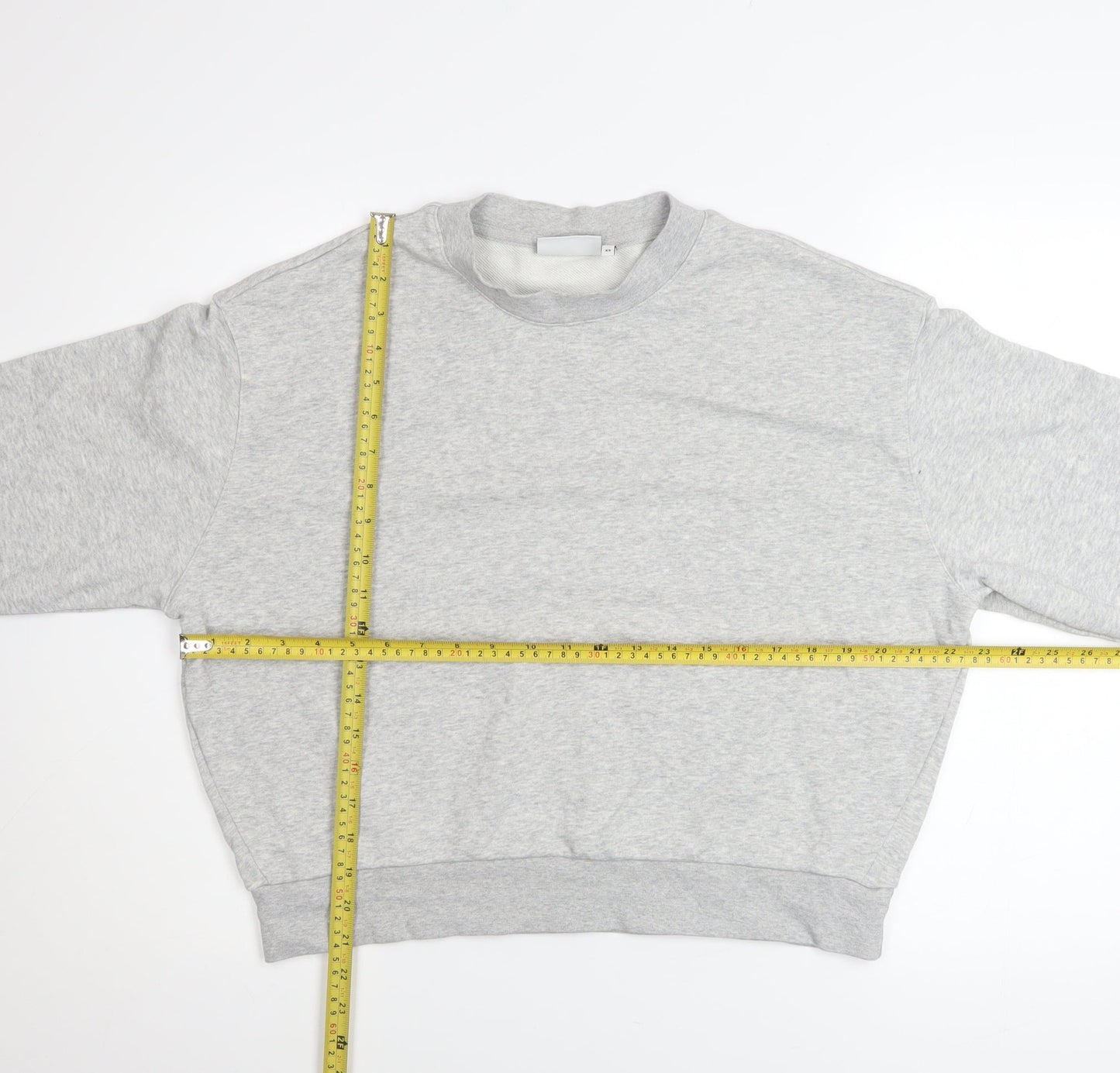 Womens UK Size XS Weekday Grey Pullover Sweatshirt
