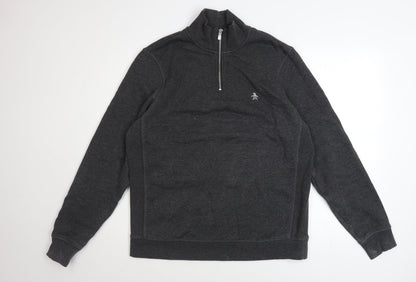 Mens UK Size L Original Penguin Grey Pullover Sweatshirt