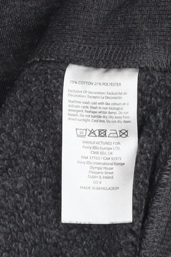 Mens UK Size L Original Penguin Grey Pullover Sweatshirt
