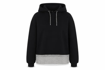 Womens UK Size S River Island Black Pullover Hoodie