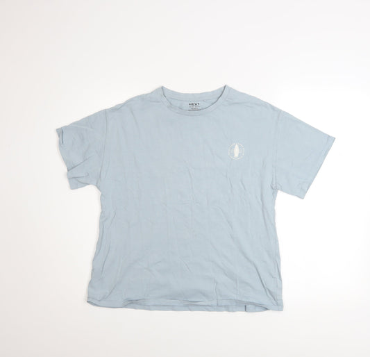 Girls UK Size 13 Years NEXT Blue Basic T-Shirt