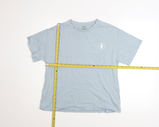 Girls UK Size 13 Years NEXT Blue Basic T-Shirt