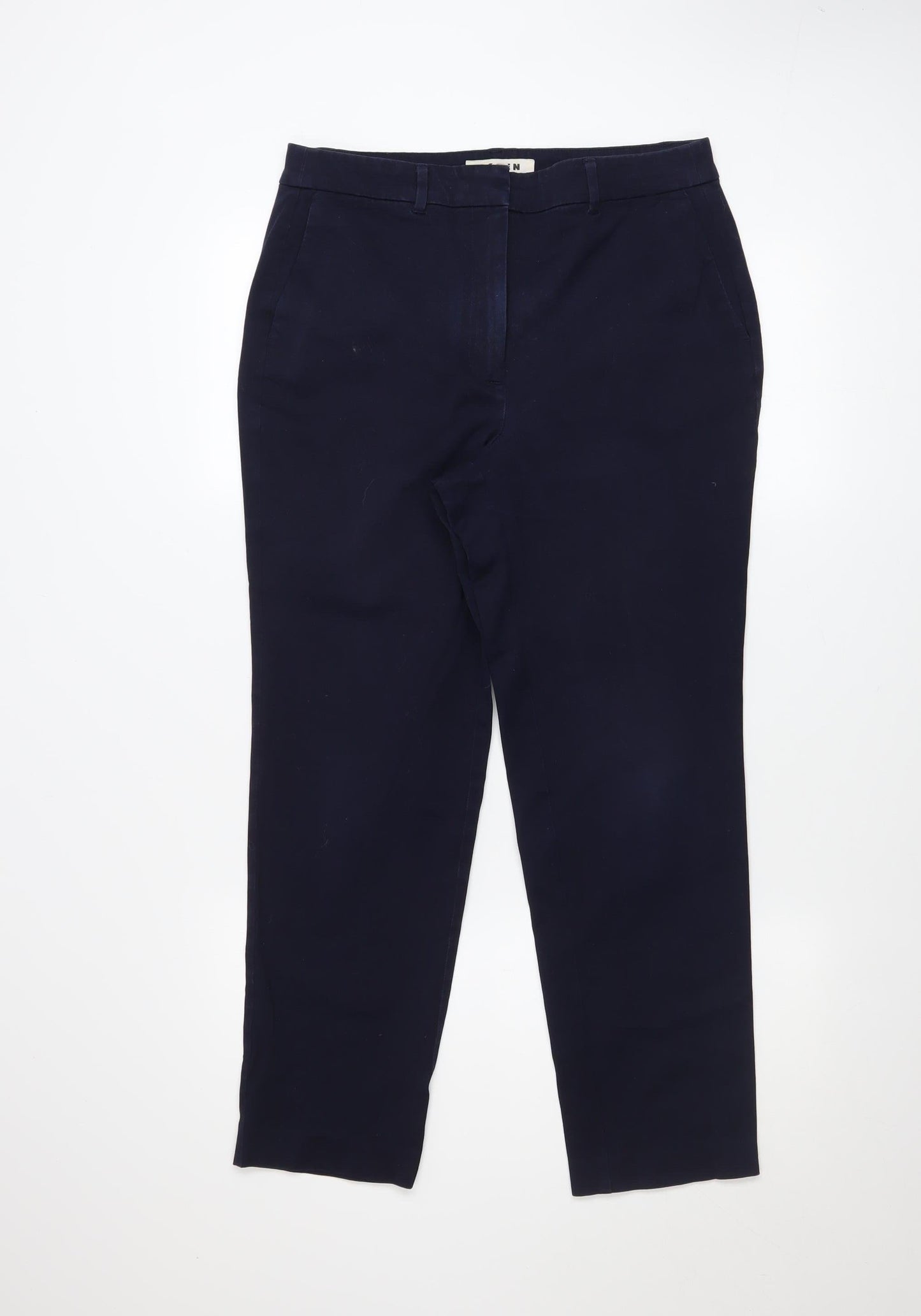 Womens UK Size 12 Boden Slim Fit Chino Blue Trousers