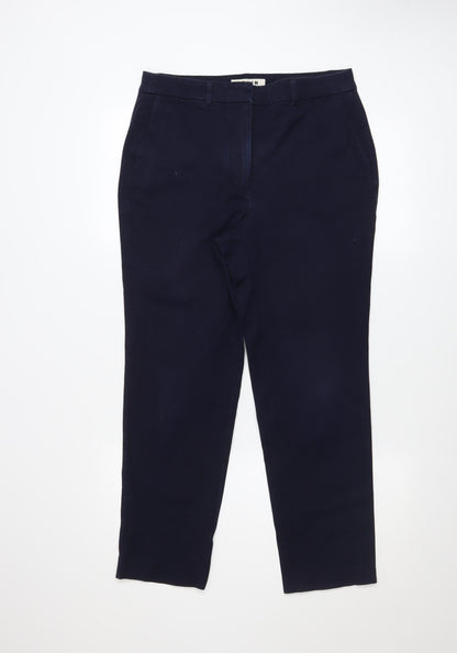 Womens UK Size 12 Boden Slim Fit Chino Blue Trousers