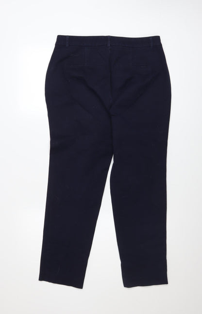 Womens UK Size 12 Boden Slim Fit Chino Blue Trousers