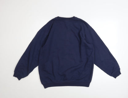 Teens UK Size 164 adidas Blue Pullover Sweatshirt