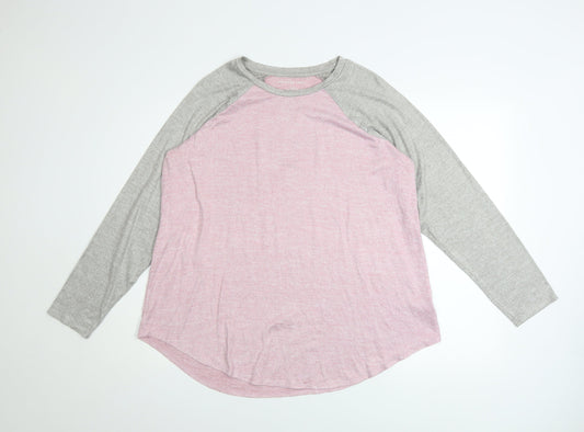 Womens UK Size L American Eagle Pink Pullover Sweatshirt