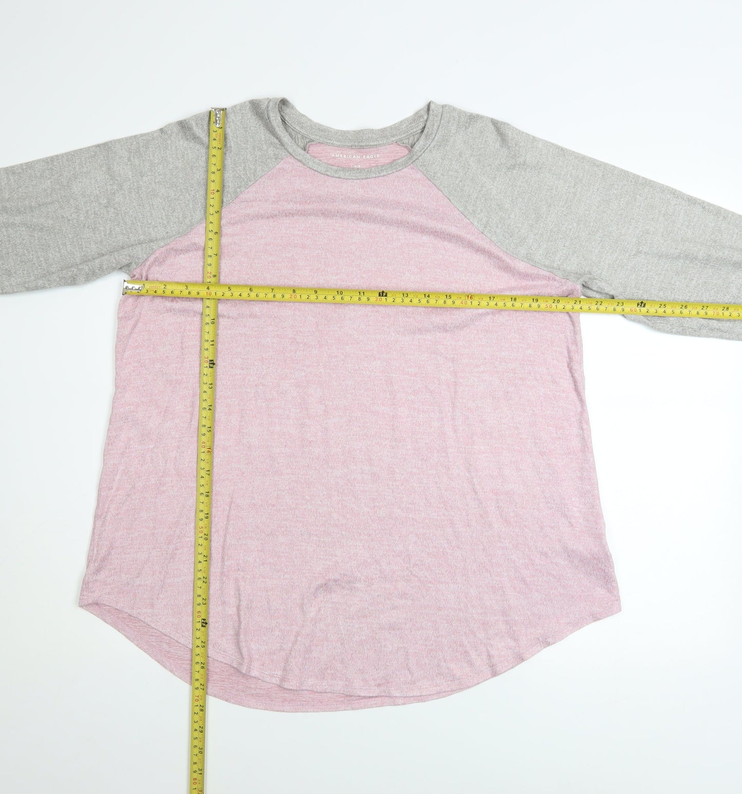Womens UK Size L American Eagle Pink Pullover Sweatshirt