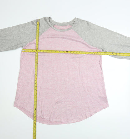 Womens UK Size L American Eagle Pink Pullover Sweatshirt