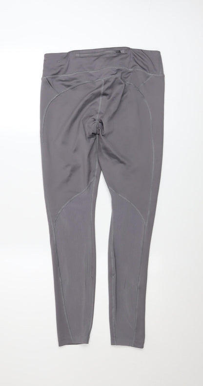 Womens UK Size L Nike Slim Fit Leggings Grey Leggings