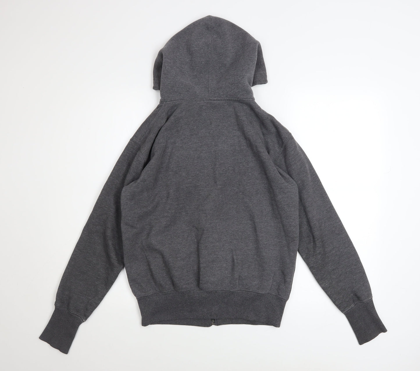Mens UK Size S Ocean Beach Grey Full Zip Hoodie