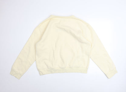 Womens UK Size M Cry Baby Beige Pullover Sweatshirt