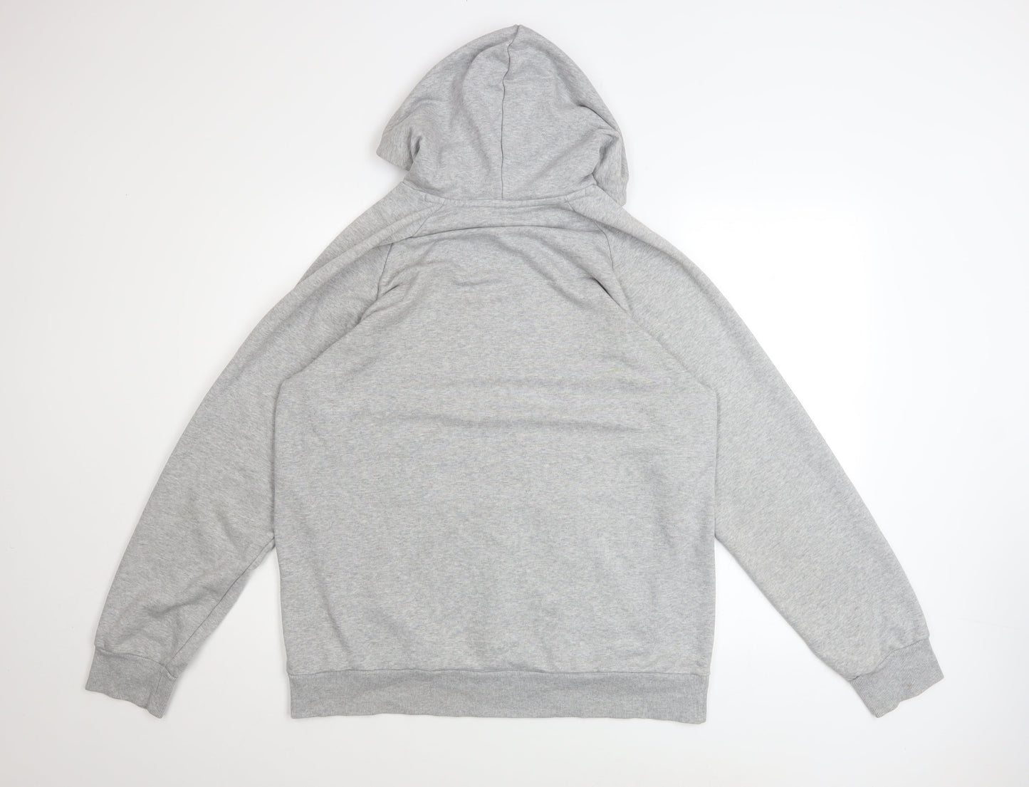 Mens UK Size L adidas Grey Pullover Hoodie