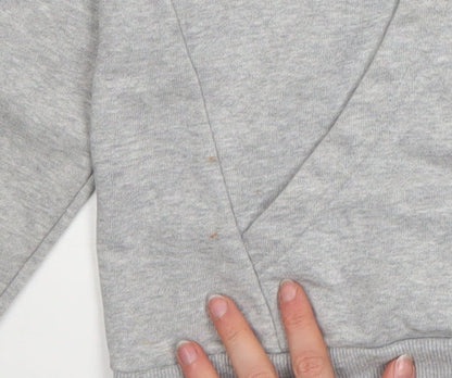 Mens UK Size L adidas Grey Pullover Hoodie