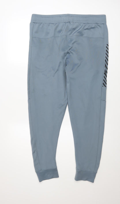 Mens UK Size L Urban Dominance Slim Fit Jogger Blue Trousers
