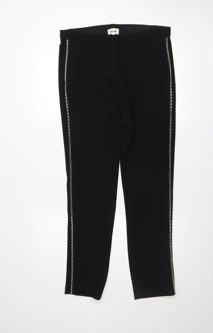 Womens UK Size 12 Belair Slim Fit Casual Business Party/Cocktail Black Trousers
