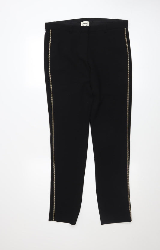 Womens UK Size 12 Belair Slim Fit Casual Business Party/Cocktail Black Trousers